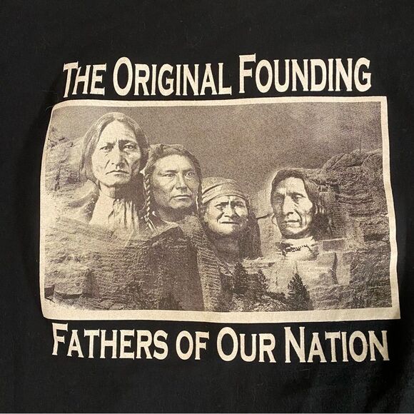 The Original Founding Fathers Native Americans Graphic T-Shirt - Picture 5 of 5